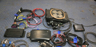 000 Holley Sniper EFI complete kit wiring harness ECU sensors touchscreen coil controller