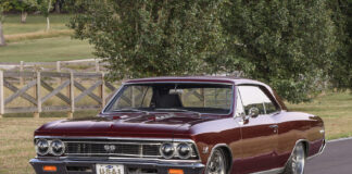 001 1966 Chevelle SS restomod Billet Specialties wheels lowered stance