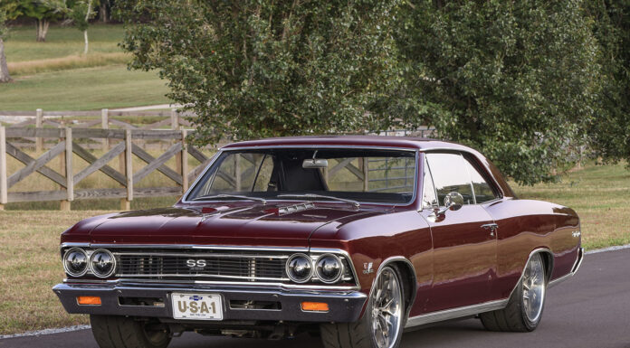 Pro Touring 1966 Chevy Chevelle Restomod 001 1966 Chevelle SS restomod Billet Specialties wheels lowered stance
