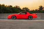 006 1988 IROC Z Camaro profile shot lowered stance graphite wheels red Brembo brakes