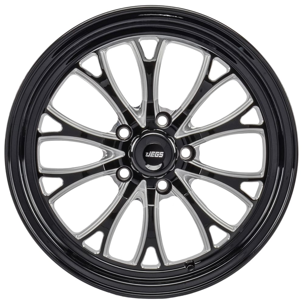 008 jegs ssr spike wheel black polished