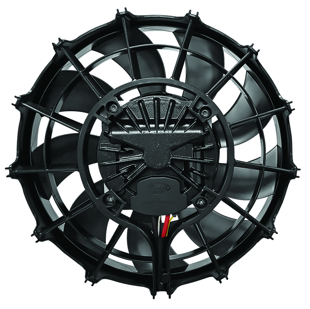 009 Spal 12 inch brushless fan sealed motor compact puller configuration