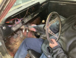 01 1964 Pontiac GTO interior disassembly with stock tilt column removal and exposed under dash wiring