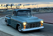 01 john nutt 1955 chevy 3200 stepside driving