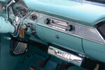 010 1955 Chevy Bel Air interior dash chrome turquoise factory style