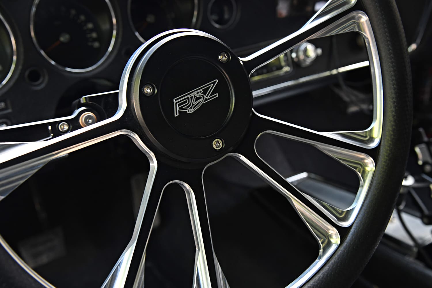 012 1970 Chevelle SS billet steering wheel RBZ Racing