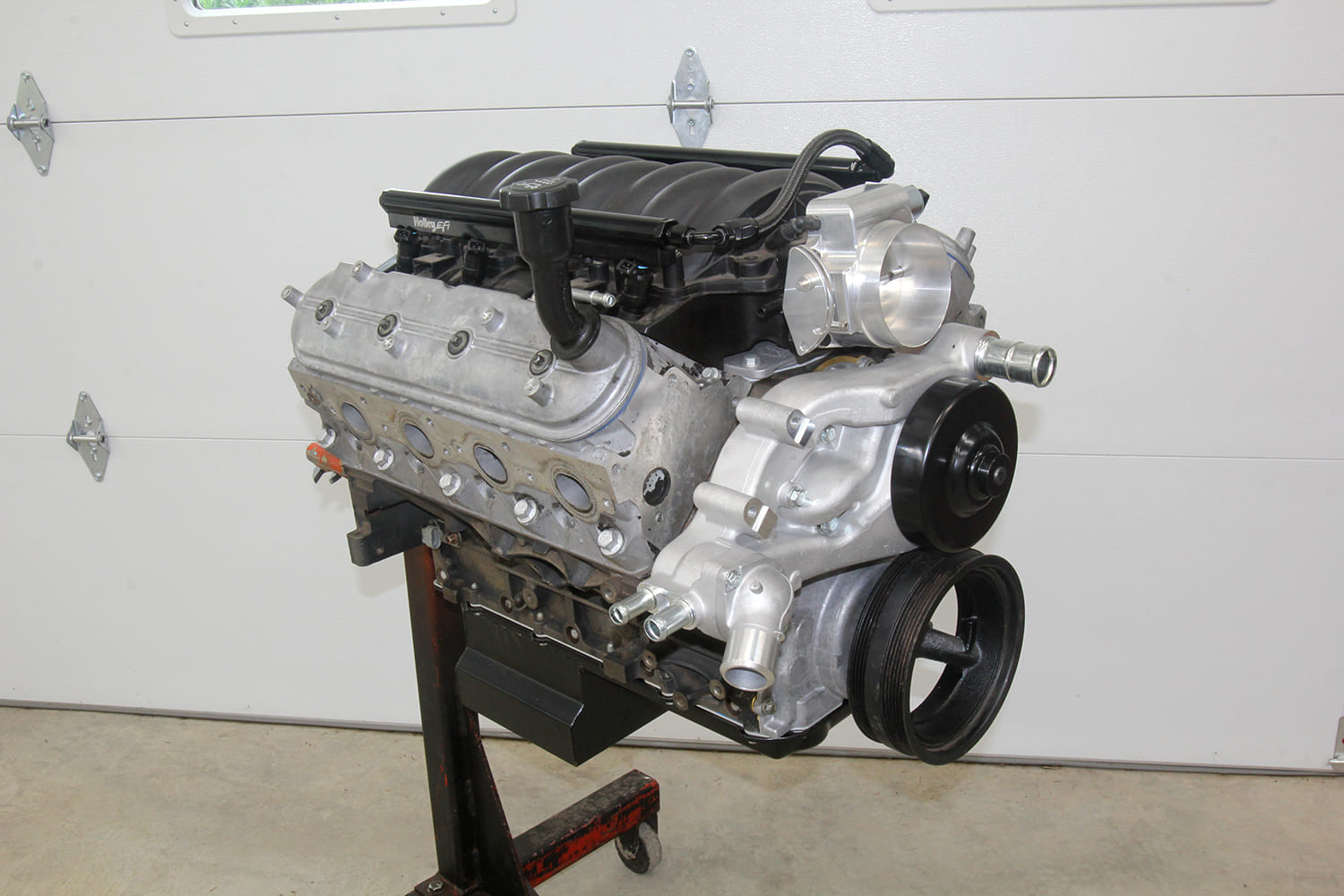 015 Fully assembled LS engine front angle aftermarket intake throttle body