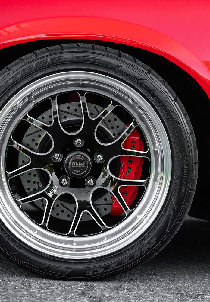 017 1988 IROC Z Camaro Weld RTS wheels Baer 6P brakes drilled rotors