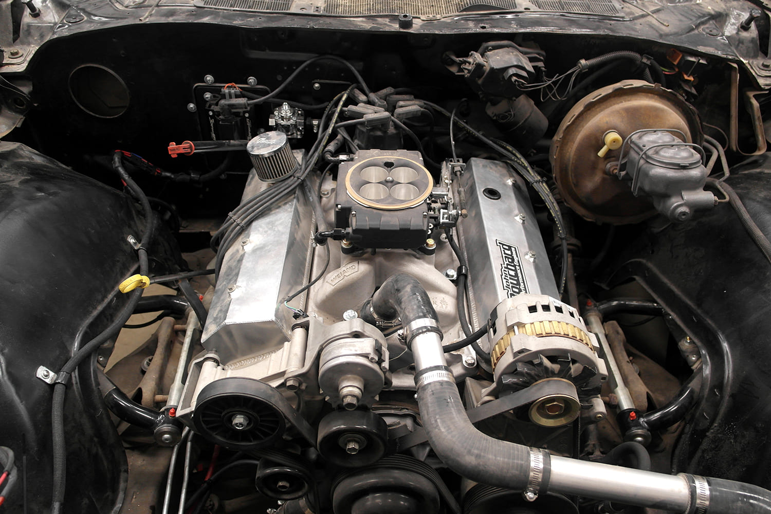 017 Complete Holley Sniper EFI install on small block Chevy with Weiand intake and serpentine setup