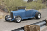 02 1929 Ford Roadster side profile featuring shaved door handles and polished front suspension components