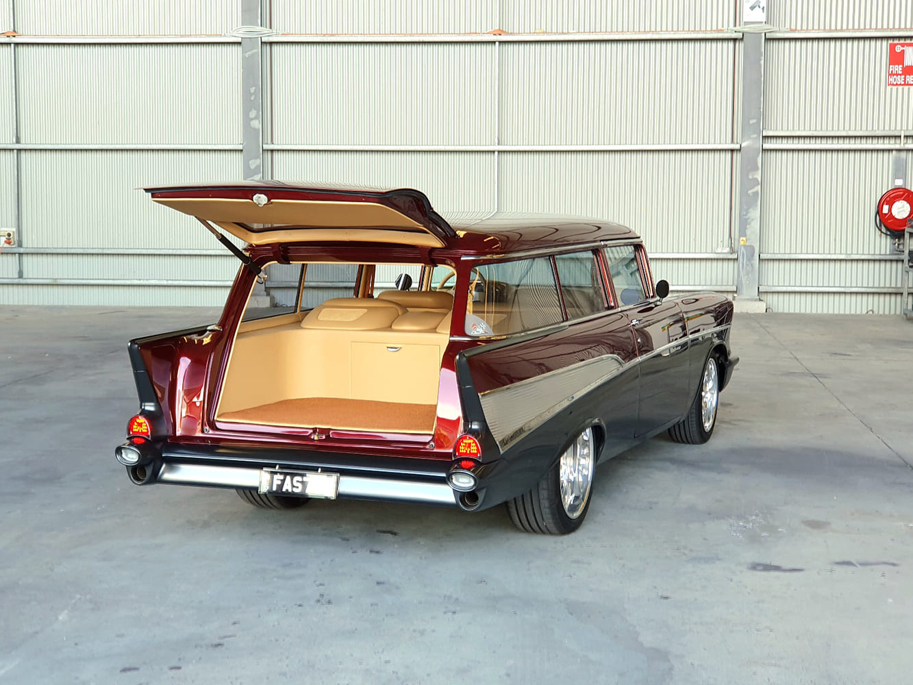 02 in your garage elton walker 1957 chevy wagon trunk