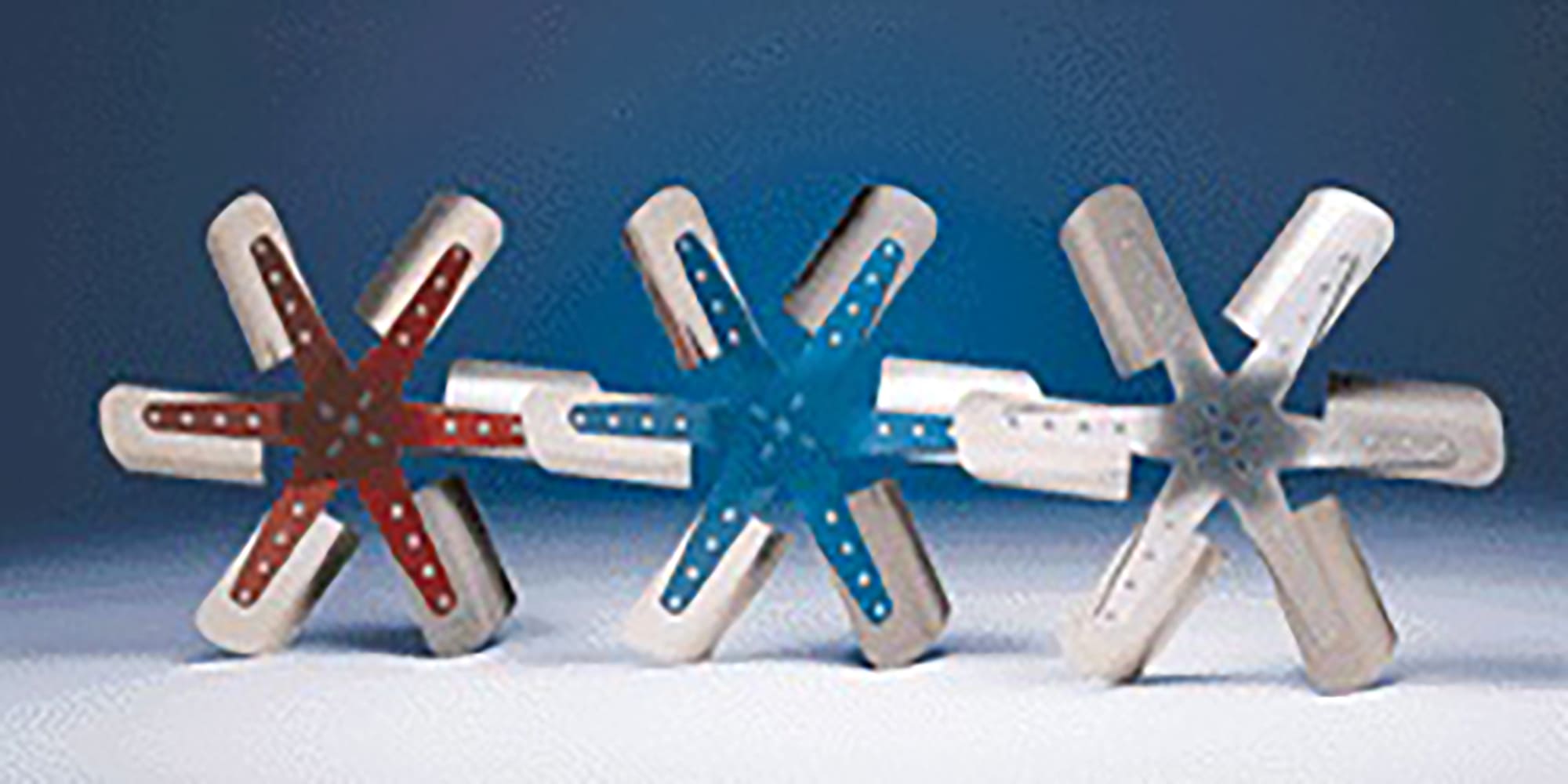 021 Derale aluminum flex fans red blue natural – lightweight performance cooling blades