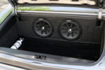 022 1969 Chevelle trunk Kicker Comp subwoofers custom enclosure clean audio setup