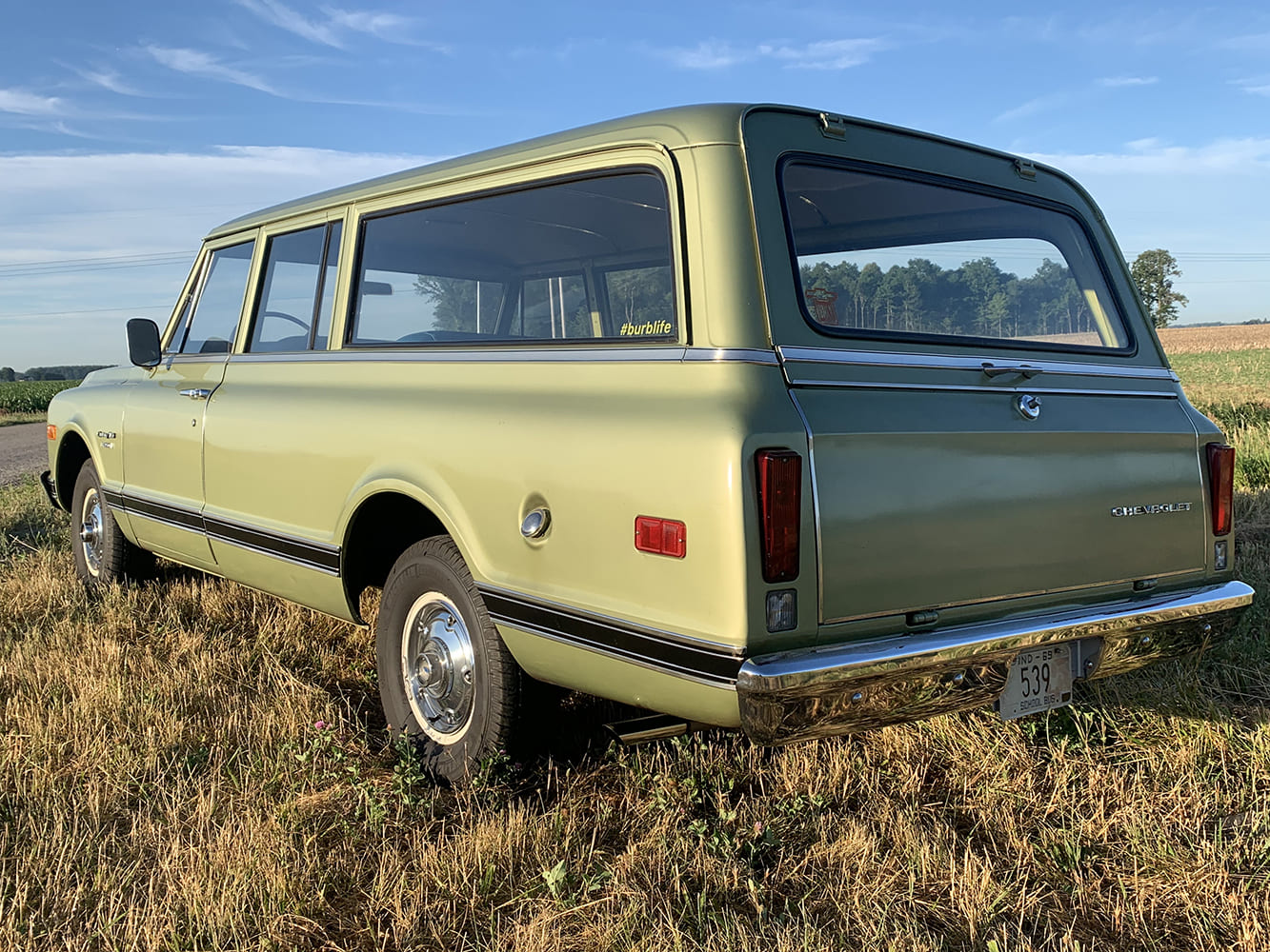04 1969 chevrolet c10 suburban rearview