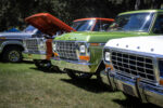 04 1979 Ford F 150 front grille lineup green orange white classic show trucks