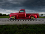 05 1953 chevy 3100 custom truck side view air ride suspension pro touring stance