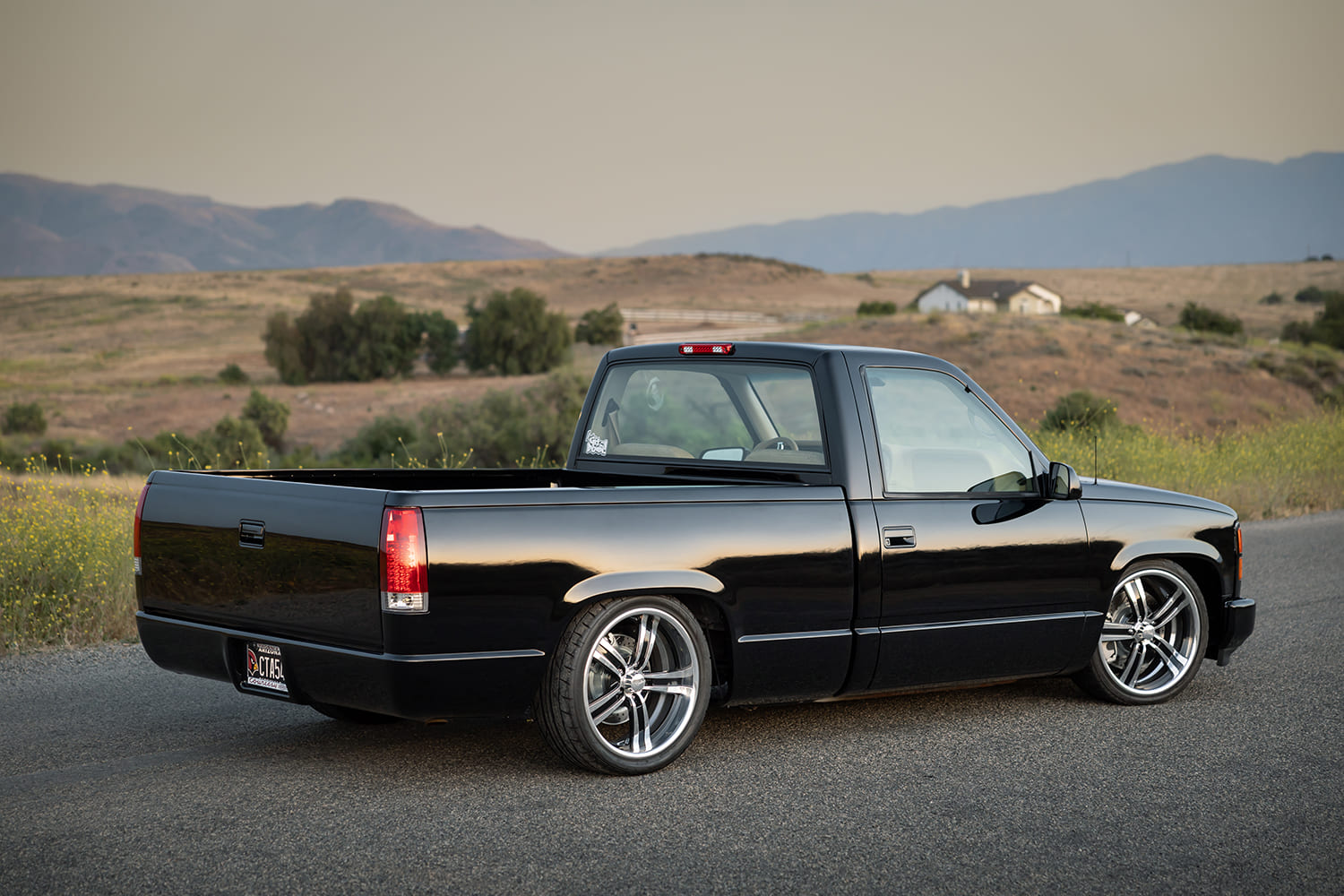 05 1996 gmc obs rear side view shaved tailgate clean roll pan LED taillights