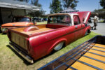 06 1962 Ford F 100 red patina bed wood floor white top slammed stance