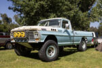 08 1968 Ford F 100 black widow edition patina turquoise lifted off road rig