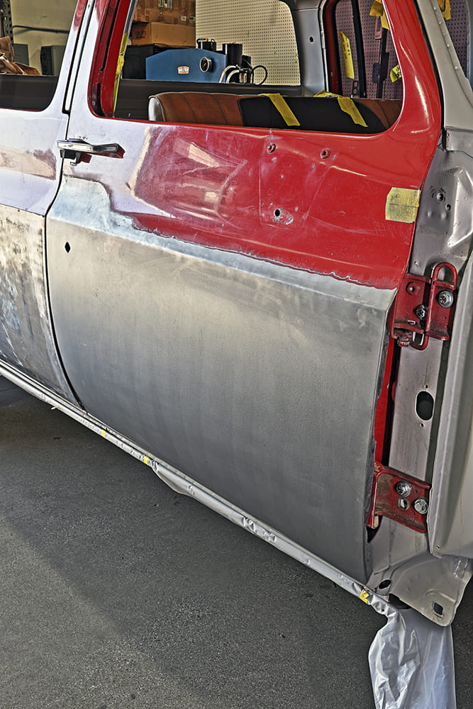 08 1985 chevy squarebody short bed satin black mocked up on coilover chassis