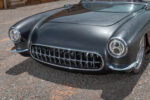09 1956 Corvette C1 custom grille LED halo headlights clean chrome accents and graphite paint