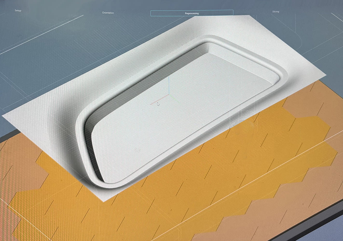 12 CAD render of Divco window embossment form die with double lip profile for deep draw forming