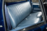 13 1981 GMC K15 blue bench seat interior closeup