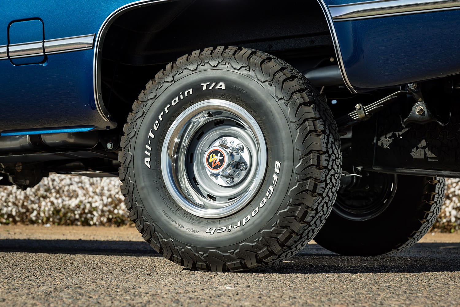 14 1981 GMC K15 BFGoodrich All Terrain TA KO2 tires chrome wheels