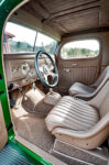 15 1947 Dodge cab interior custom stitched seats tilt wheel updated cluster
