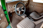 16 1947 Dodge truck interior tan leather panels billet handles clean layout