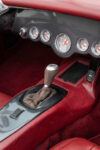 16 1956 Corvette center console with suede shift boot billet knob and graphite accent trim