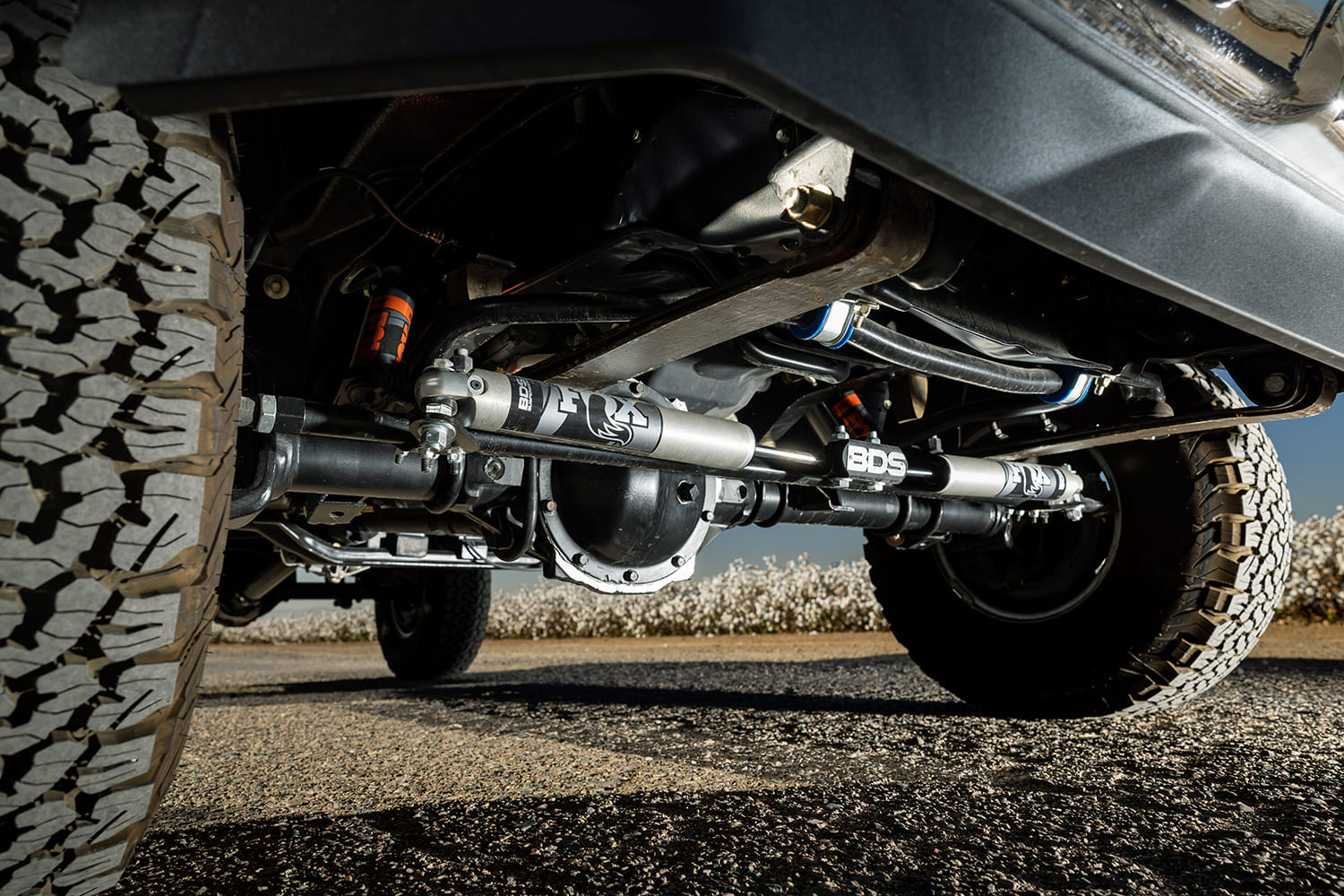 16 1981 GMC K15 BDS suspension Fox dual steering stabilizer