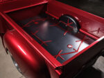 20 1953 chevy 3100 truck bed custom sheetmetal x brace cover fuel cell cutout