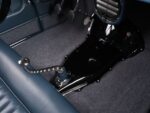 28 1932 Ford Roadster tall Lokar style shifter scalloped boot leather seat view