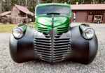 28 1947 Dodge truck front view custom grille blackout finish vintage lens caps