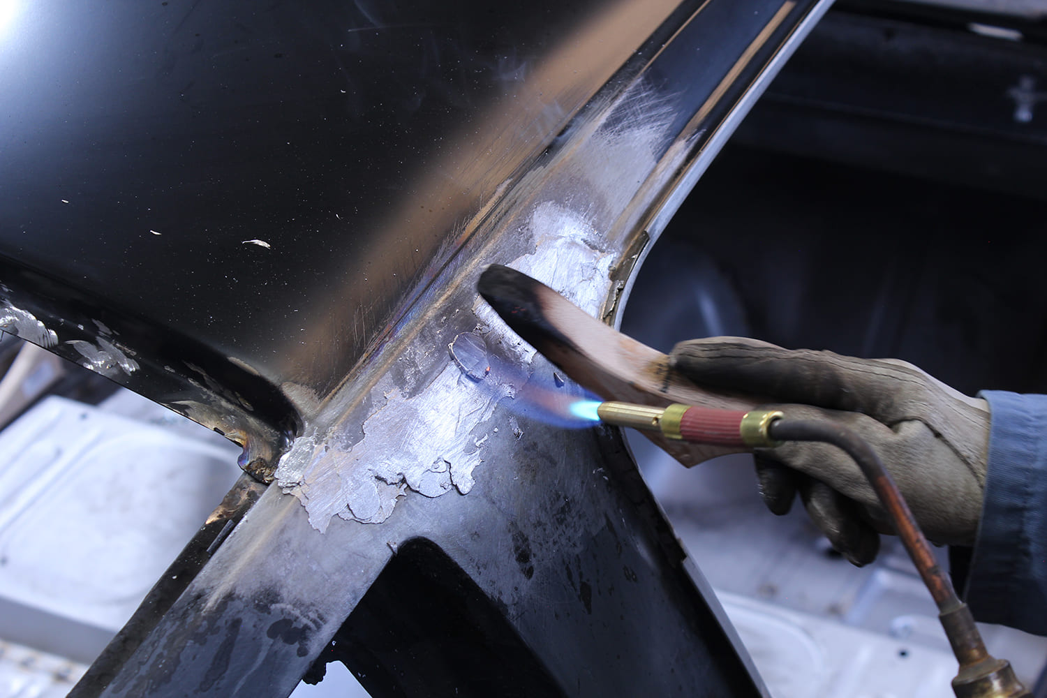 32 Eastwood body files with curved teeth for leveling solder on roof seam