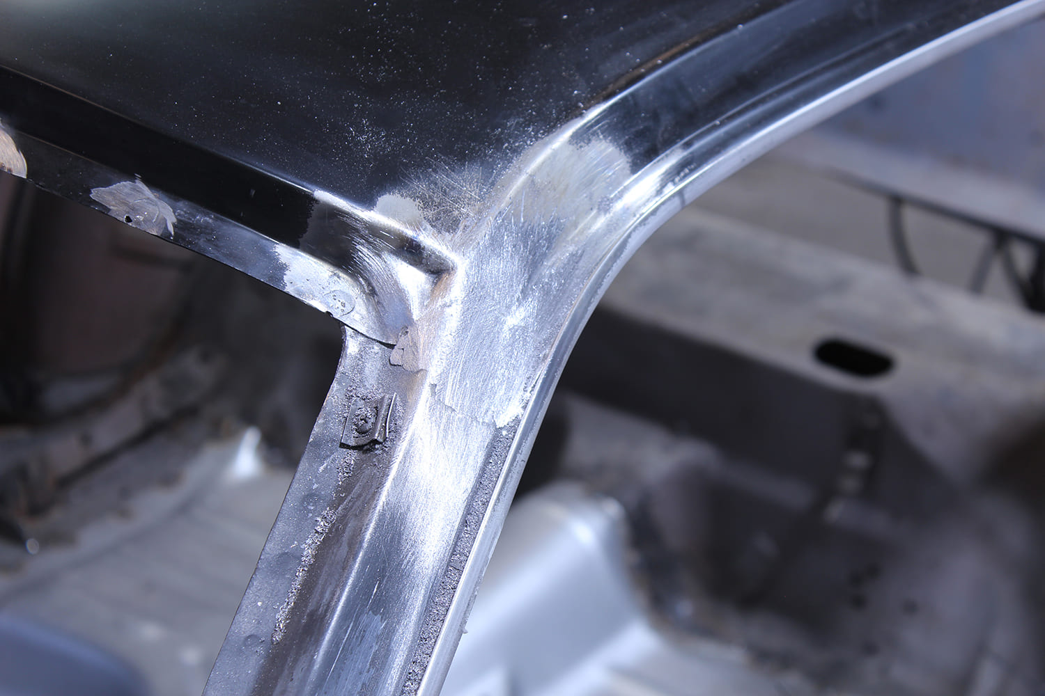 35 Baking soda neutralizes acid flux after lead work on Mustang's roof