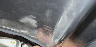 00 Pure Stealth transmission line install hand routing braided hose to trans fitting