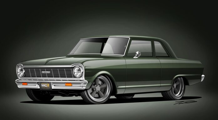 Electric Motor Powered 1965 Nova Rendering By Tavis Highlander 001 1965 nova rendering