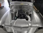 01 1951 Chevy custom engine bay raw metal LS supercharged clean sheetmetal firewall
