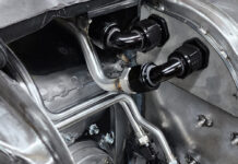 01 Stainless steel hard lines AN fittings firewall bulkhead connections welded mounting points