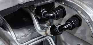 01 Stainless steel hard lines AN fittings firewall bulkhead connections welded mounting points