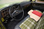 09 1976 Chevy C30 interior woodgrain dash plaid seat Igloo cooler