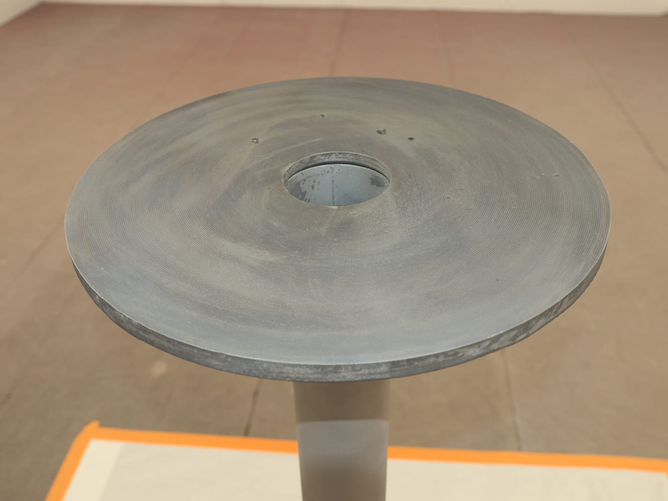 09 Metal surface after POR 15 metal prep etched and clean