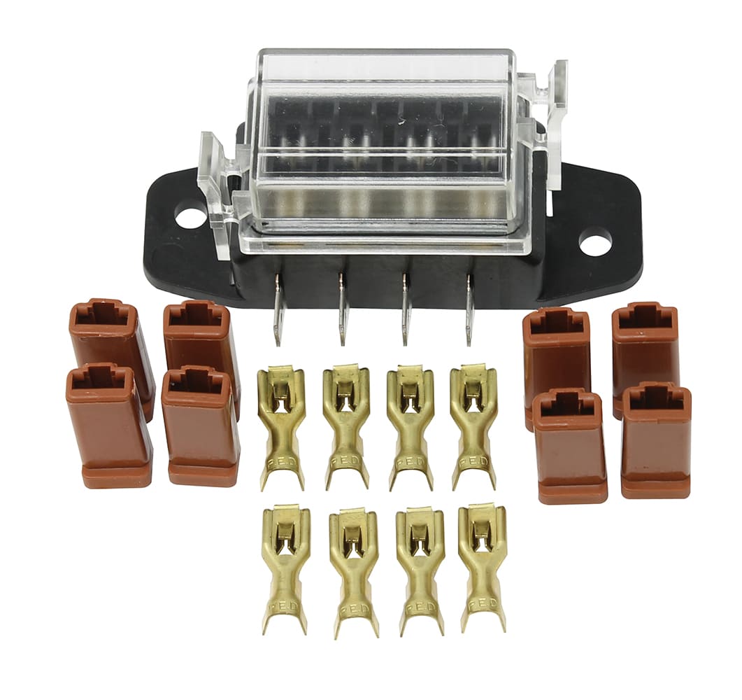 30 Black terminal block bracket metal prongs clear cover brown connectors brass terminals