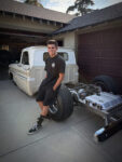 01 Chevrolet C10 truck custom chassis modification garage driveway