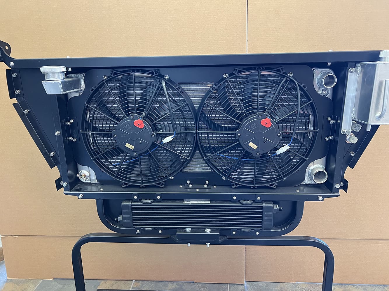 07 new products hot rods by dean core support radiator trans cooler