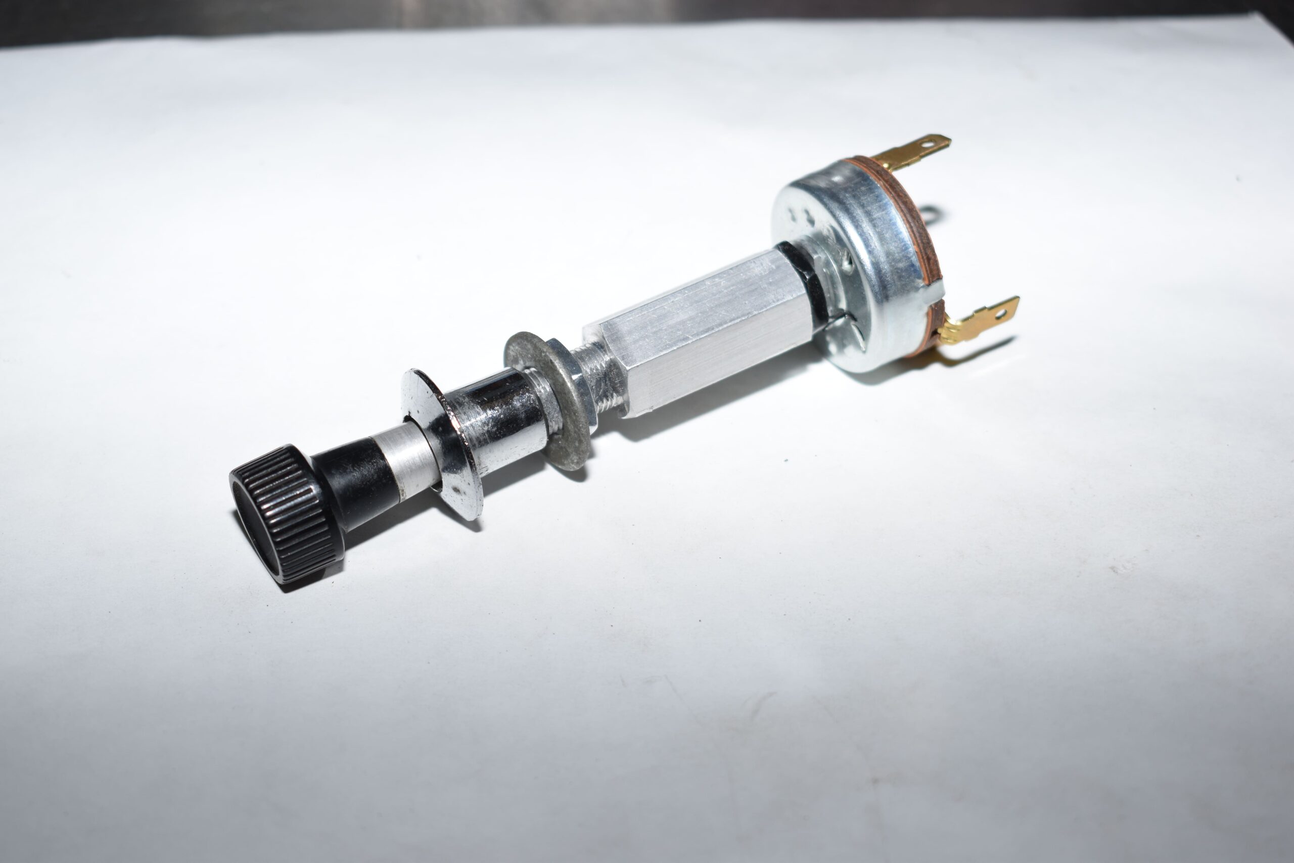 13 Black ribbed switch knob bezel wiper switch