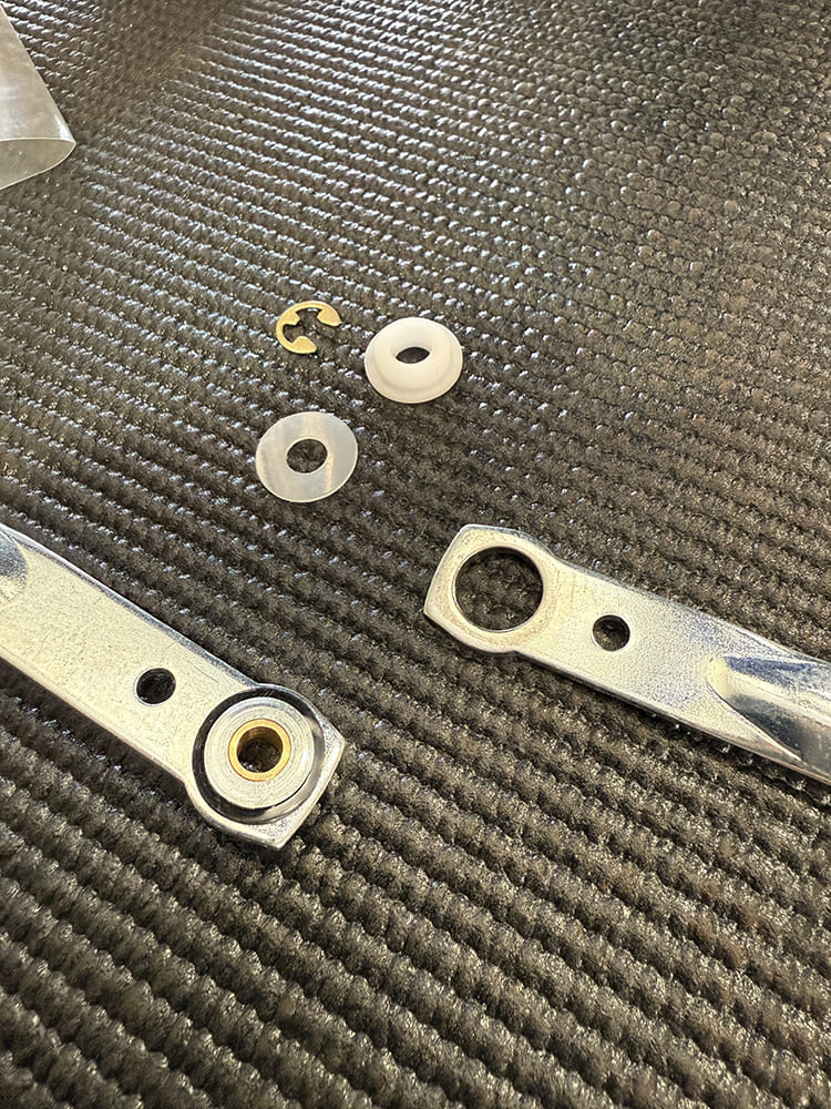 19 Newport wiper linkage arms bushings circlip washers