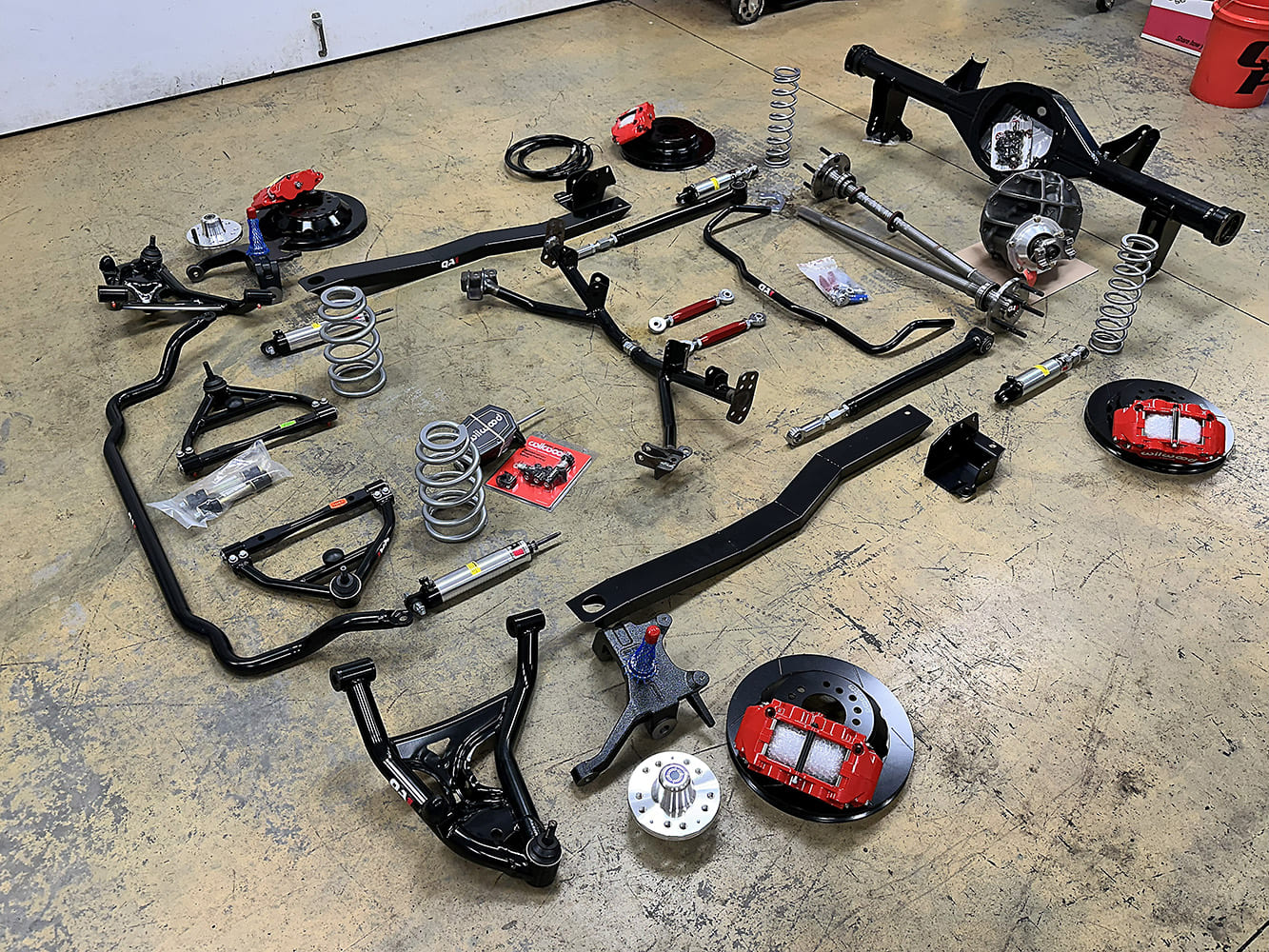 002 1978 camaro full suspension upgrade kit qa1 sway bars shocks